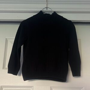Janie and Jack Classic Black Kids Sweater